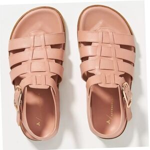 SA by Anthropologie Fisheman Sandals Buckle‎ Straps Pink Shoes Size US 7 Womens